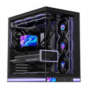 Alternative view of VỎ CASE LEOPARD AX-02 BLACK (MID TOWER/ KHÔNG FAN)