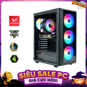 Alternative view of [PC HALLOWEEN] CORE I5 12400F | RAM 16G | RTX 3060 12G | NVME 256G